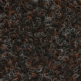 Vebe, Metrážny koberec Santana 80 hnedá s podkladom gel, záťažový, na mieru, šíře 4m, hnedá, guma (gél - protišmykový), chodba / predsieň