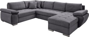 XXXLutz SEDACIA SÚPRAVA, textil, sivá P & B - Sedačky - 002310003027