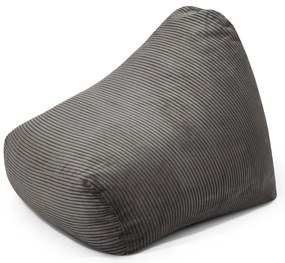 Tmavosivý menčestrový detský sedací vak Snug 80 – SLOWDOWN