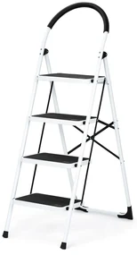 4Home Skladacie oceľové schodíky Steps, 4 stupne, 4 stupne