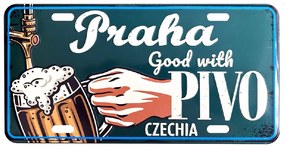 GiftyCity Plechová ceduľa Pivo