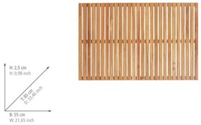 WENKO 25578100 - Rohož ACACIA 55x85 cm hnedá