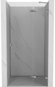 Mexen, Mexen Lunar pravé otočné sprchové dvere 120 cm, transparentné, chróm - 834-120-000-01-00-P