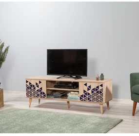 TV stolík/skrinka Thalia 123 (dub sonoma). Akcia -18%. Vlastná spoľahlivá doprava až k Vám domov. 1088367