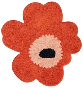 Kúpeľňová predložka Unikko 73x74, tehlovo-púdrová