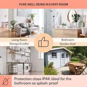 Klarstein Wonderwall Air Art, infračervený smart ohrievač, 60 x 80 cm, 500 W, nástenná inštalácia, aplikácia, zlaté linky