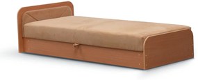NABBI Pinerolo 80 L jednolôžková posteľ (váľanda) s úložným priestorom svetlohnedá