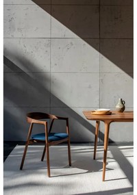 Modrá/hnedá jedálenská stolička Muna – Gazzda