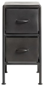 Muubs Kovová komoda OHIO V. 56 cm, čierna