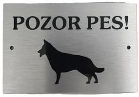 Označenie/ tabuľka Pozor pes! mix