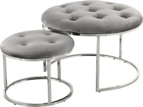 XXXLutz SADA TABURETIEK, 40-60/32-41 cm Kayoom - Kreslá - 005937099403