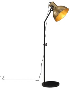 Podlahová lampa 25 W starožitná mosadzná 30x30x90-150 cm E27 371877