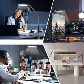 LED Stmievateľná dotyková flexibilná stolná lampa LED/15W/230V 3000-6500K CRI 96