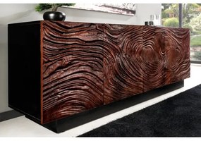 Komoda 45599 Fluid 175cm Drevo Orech Tmavo hnedý  - Komfort-nábytok