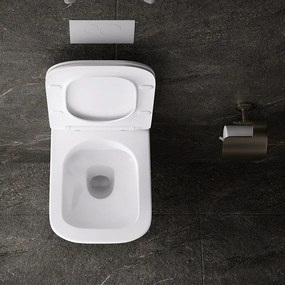 BPS-koupelny Závesná WC misa so SoftClose sedadlom HYD-4190, biela
