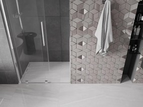 Mexen Velar L, posuvné sprchové dvere do otvoru 110 cm, 8mm číre sklo, chrómová, 871-110-003-01-01