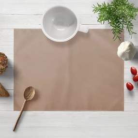 Biante Saténové prestieranie na stôl polyesterový Satén LUX-064 Béžovohnedé 30x40 cm