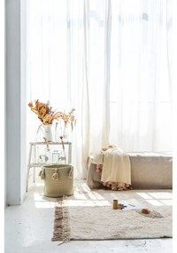 Krémový prateľný ručne tkaný bavlnený detský koberec 170x240 cm Pine Forest – Lorena Canals