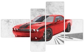 Dodge Challenger - obraz autá