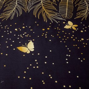 Obliečka z mikrovlákna VISATA čierna 90x200 cm