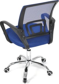 Detská otočná stolička modrá KA-L103 BLUE