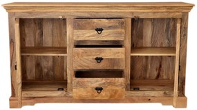 furniture-nabytek.cz - Drevená komoda z masívu mango 140x90x45