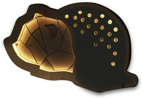 Detské nástenné LED svietidlo Bear, 1x LED w, 3000k, br/bl