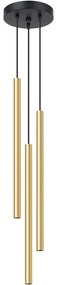 Sollux SL.1197 - Luster na lanku PASTELO 3xG9/8W/230V zlatá