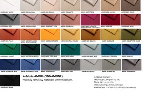 Moderná Velvet taburetka podnožka (farba podľa vlastného výberu)