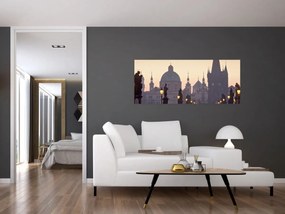 Obraz - Karlov most (120x50 cm)