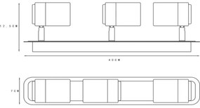 Lucide 26958/15/30 - LED Stm. kúp. bodové svietidlo LENNERT 3xGU10/5W/230V IP44