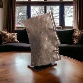 Dekorácia na stôl 29x25x17 cm živica/medená