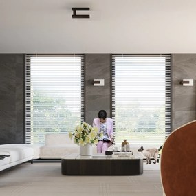 Nástenné svietidlo Lappo, 1x mliečne sklenené tienidlo, drevo vo farbe wenge