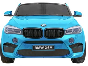 Ramiz Elektrické autíčko BMW X6M XXL pre 2 deti lakované modré SUV + diaľkové ovládanie