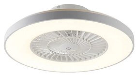 Stropný ventilátor biely s hviezdicovým efektom stmievateľný - Climo