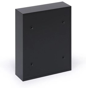 Poštová schránka pre zostavy, 350 x 260 x 80 mm, čierna