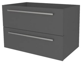 Mereo, Mereo Bino, kúpeľňová skrinka 61 cm, Multidecor, Šedá diamant, MER-CN690SSEDD