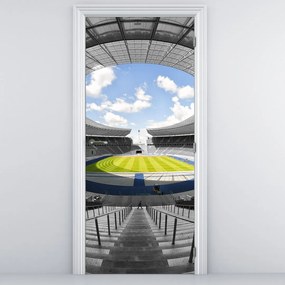 Fototapeta na dvere - Futbalový štadión (95x205cm)