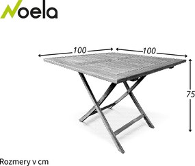 Noela Záhradný skladací stôl Roger II.