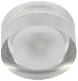 Candellux Celing Downlight Round SAK-01 AL/TR LED 3W LED 230V SZKŁO Acrylic Transparent 2227450