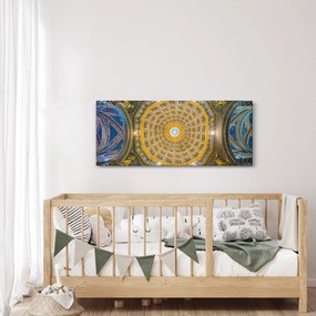 Obraz stropu Sienského kostola (120x50 cm)