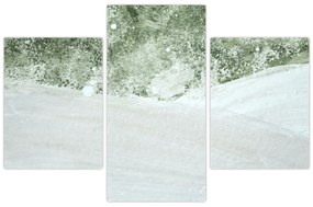 Obraz - Abstrakcia štetcami (90x60 cm)