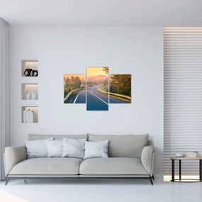 Obraz - Cesta pri východe slnka (90x60 cm)