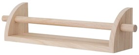 Bloomingville Drevená polica / vešiak Mingus 60 cm