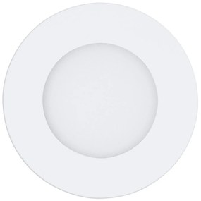 EGLO LED zápustné svetlo FÚEVA-A, kruh, biele, 12cm