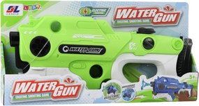 LEAN Toys Vodná puška elektrická automatická zelená