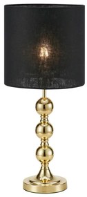 Markslöjd 108574 - Stolná lampa OCTO 1xE27/40W/230V čierna/zlatá ML1257