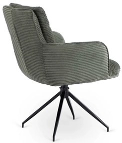 Otočná stolička MIA zelená