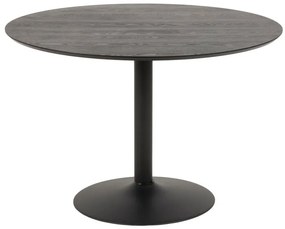 Jedálenský okrúhly stôl GILERMO Ø 110 cm čierny