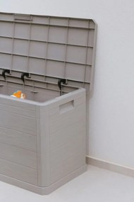 WOODYS záhradný plastový úložný box 280 L, svetlo šedá